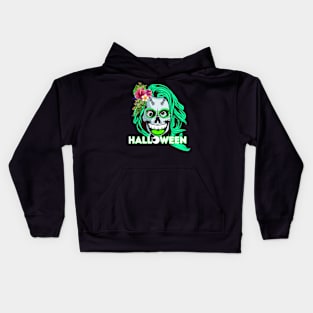 Funny Halloween catrina Kids Hoodie